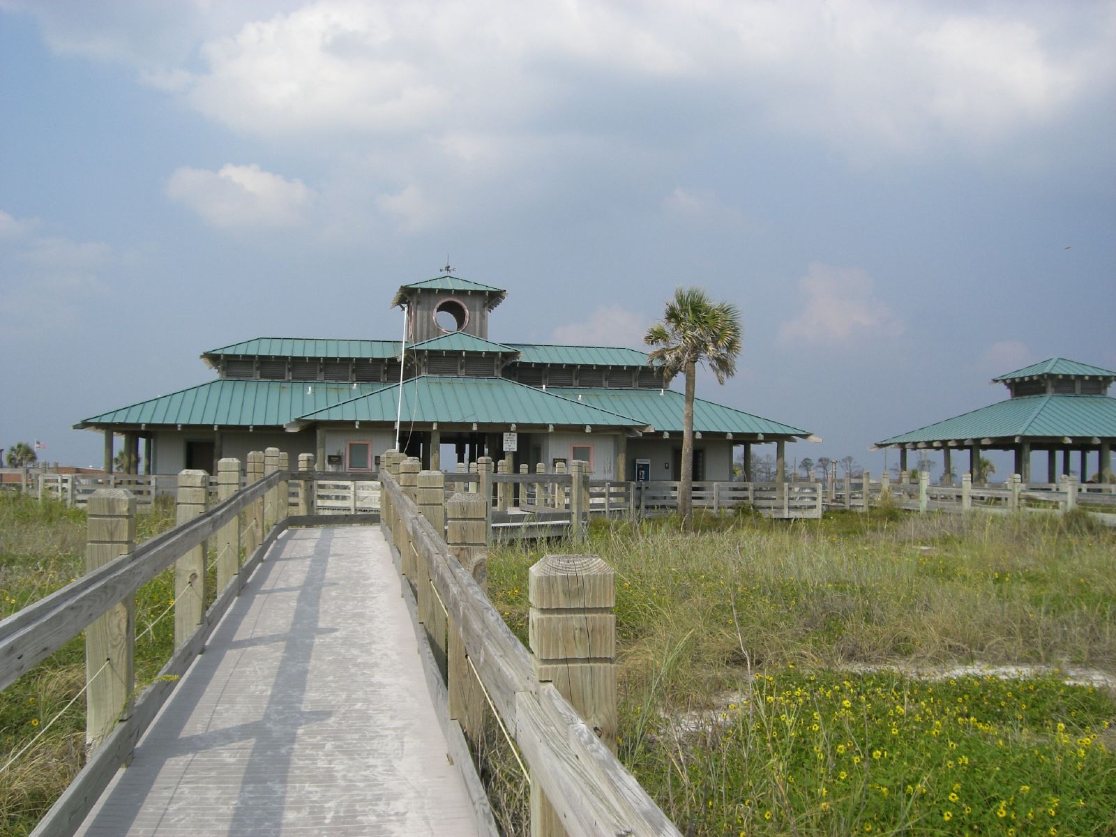 Gulf beach and dunes at John Beasley Park on Okaloosa Island