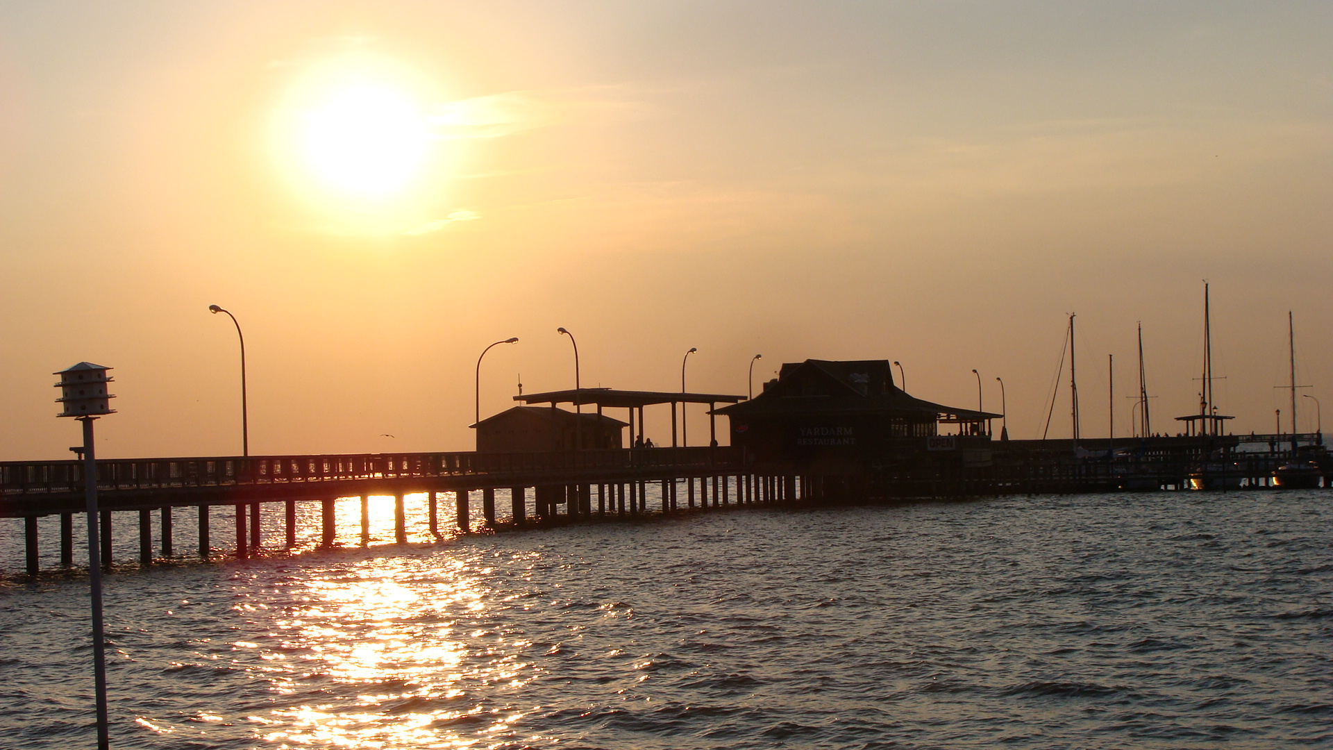 Fairhope Municipal Pier extending into Mobile Bay