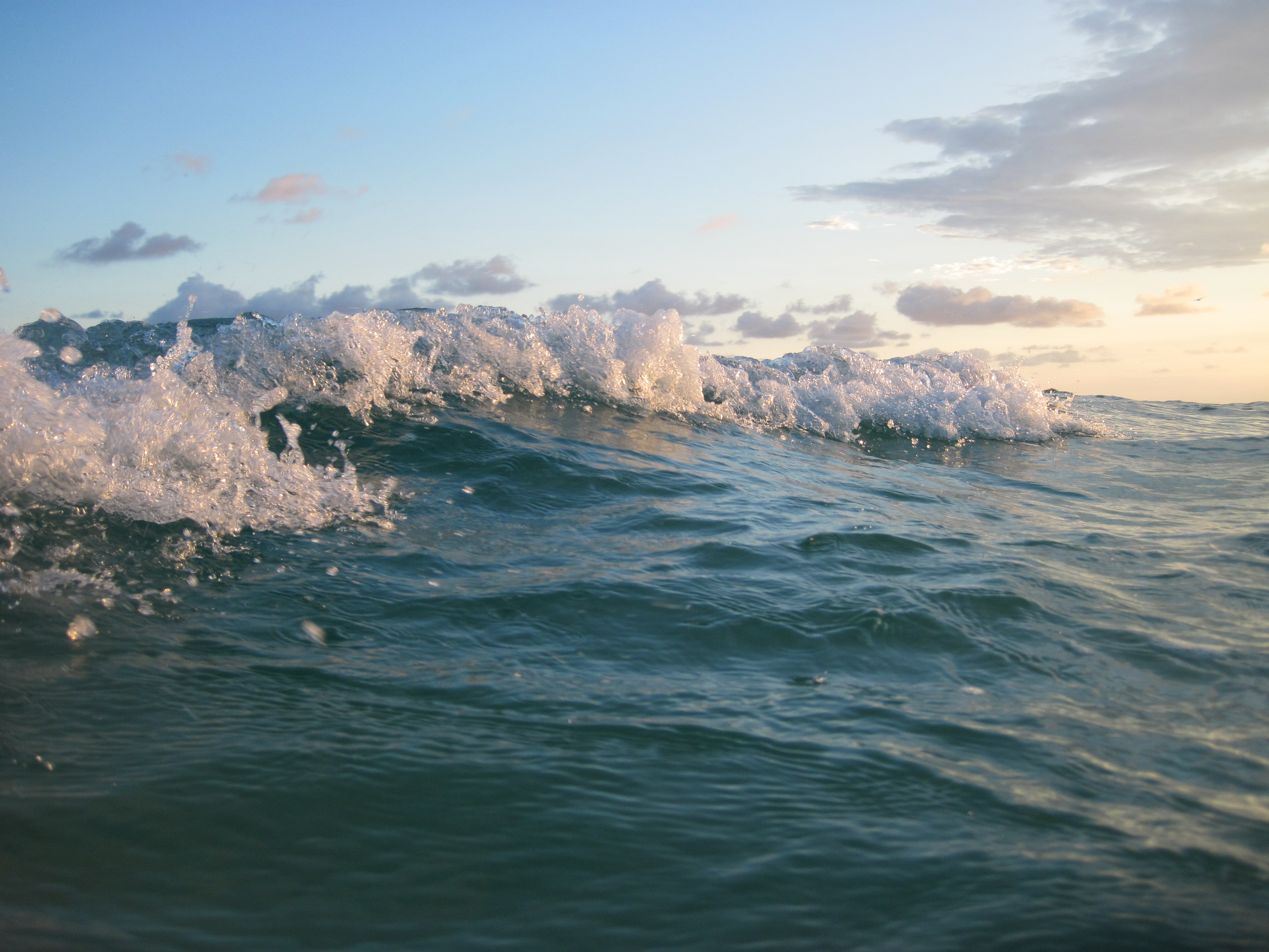 Emerald Gulf waves rolling onto Navarre Beach